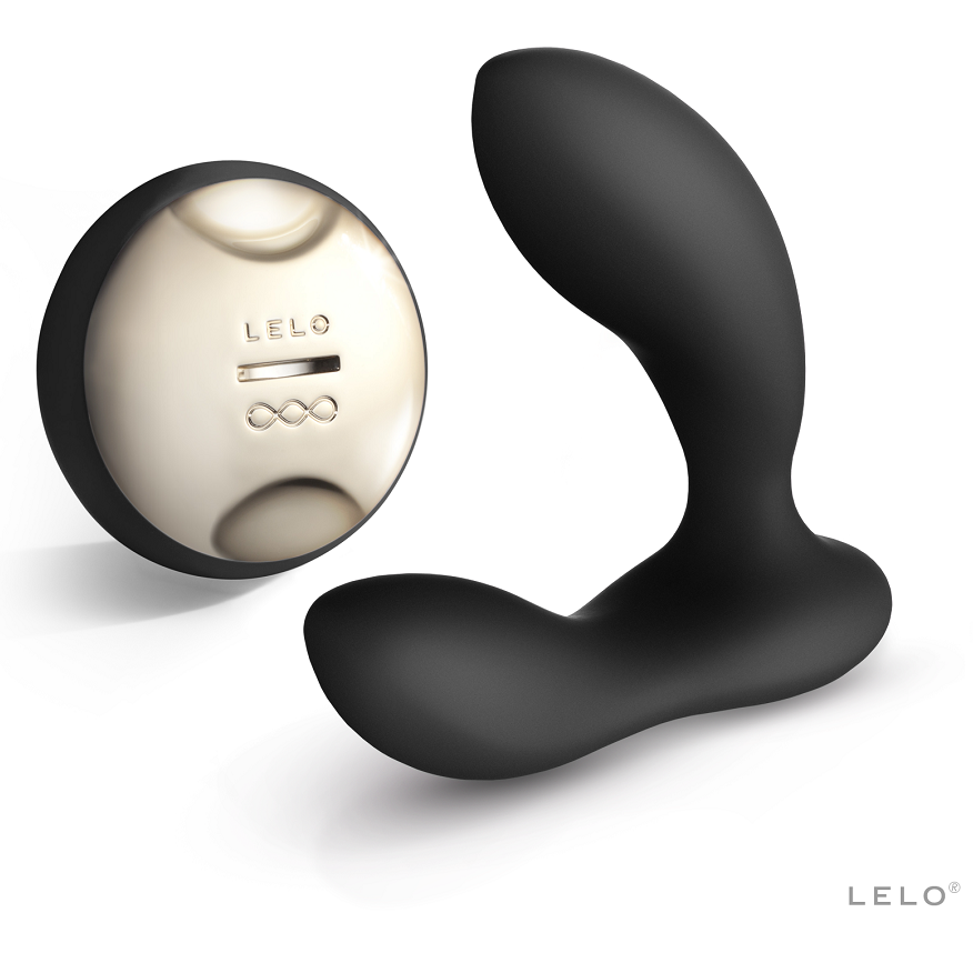 Vibrator Prostata, Lelo - Hugo, 2 Motoare cu Telecomanda SenseMotion, Negru