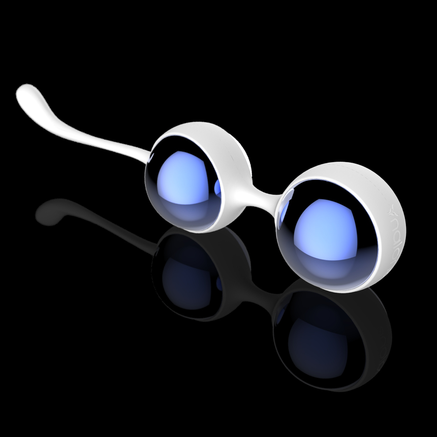 Bile Vaginale, Nalone - Yany Beads, Exercitii Kegel din Aluminiu, Set 30g/40g Aurii/Albastre