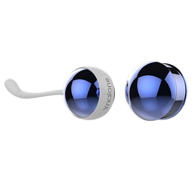 Bile Vaginale, Nalone - Yany Beads, Exercitii Kegel din Aluminiu, Set 30g/40g Aurii/Albastre