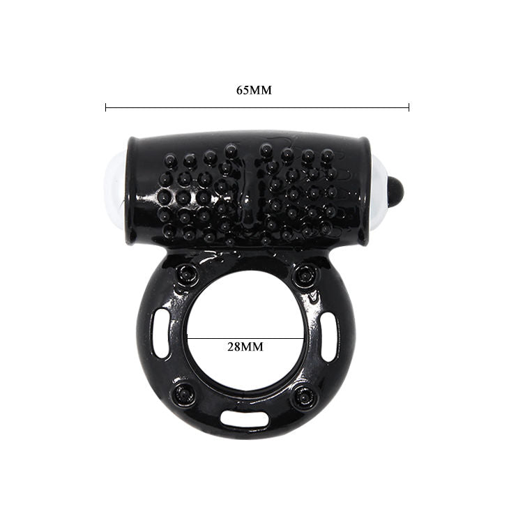 Inel Vibrator Penis, Baile - Power Ring 10V, 10 Functii de Vibratie