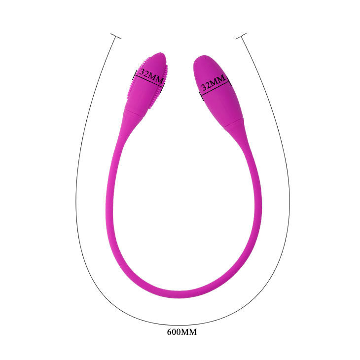 Vibrator, Pretty Love - Snaky Deluxe 7 V, 2 Motoare Puternice, 600 Mm Lungime x 32 Mm D -