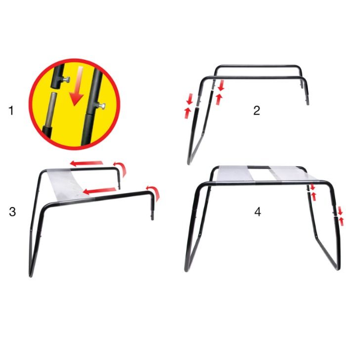 Scaun Erotic, Fetish Fantasy Series, Capacitate 136 Kg, Dimensiuni 61 x 43 x 38 CM