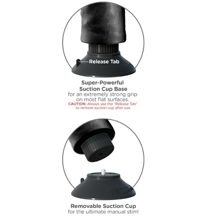 Dildo, King Cock - Vibrator cu Testicule, Impermeabil, 23 CM Negru