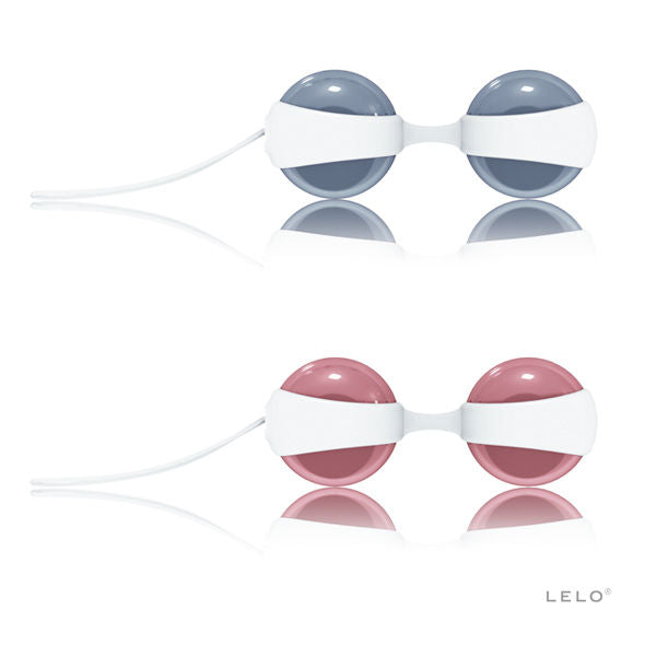 Bile Kegel, Lelo - Luna Beads, Set 4 Bile cu Greutati Interschimbabile
