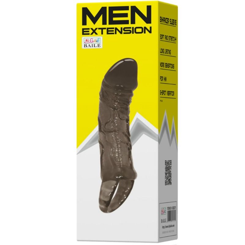 Extensie Penis, Baile, cu Curea pentru Testicule, 11.5 CM