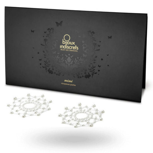 Acoperitoare de Sfarcuri, Bijoux Indiscrets - Mimi Pearl, Set 2 Bucati, Auriu