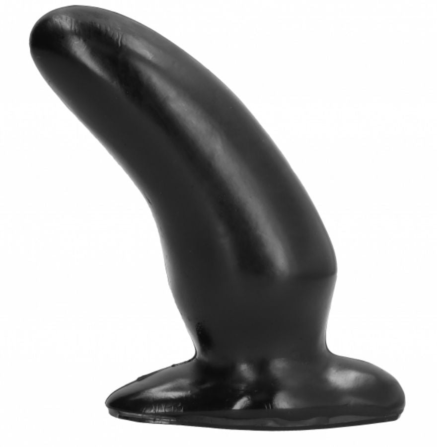 Plug Anal, All Black, Forma Curbata, 13 CM