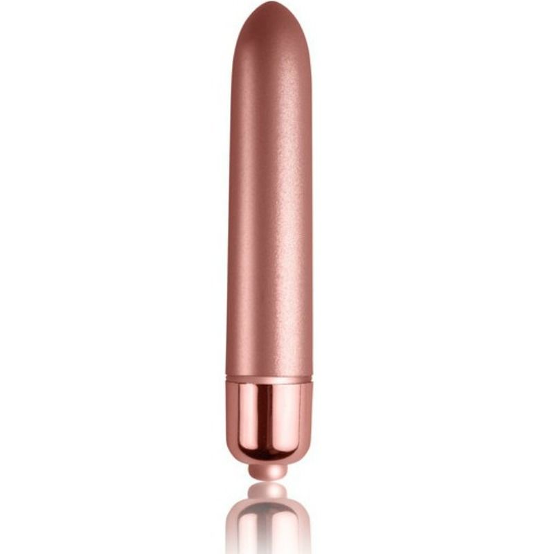 Vibrator Bullet, Rocks-Off - Touch Of Velvet, 10 Functii, Rose Blush