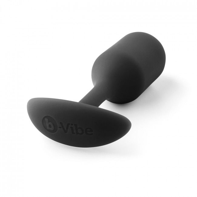 Plug Anal, B-Vibe - Snug Plug 2, Bile Interioare, Negru