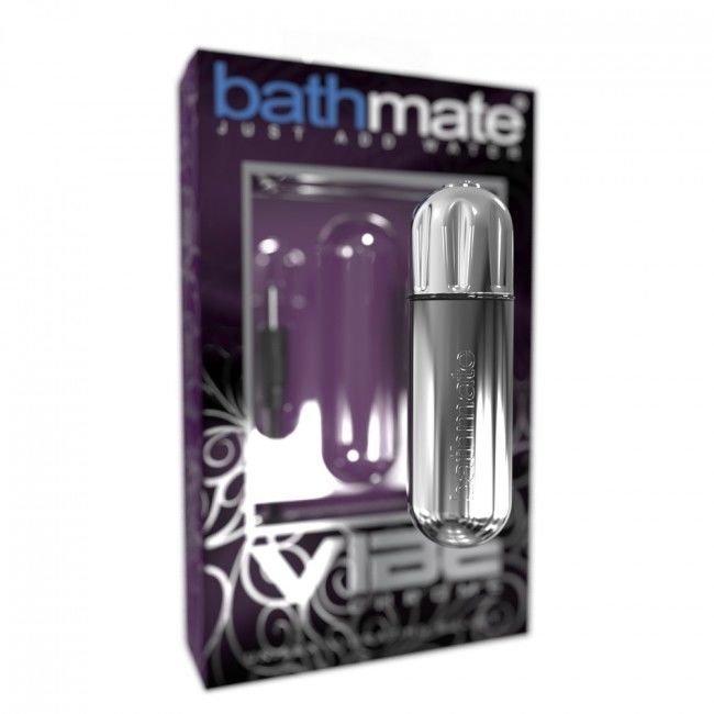 Vibrator Glont, Bathmate - Vibe, Reincarcabil USB, Argintiu