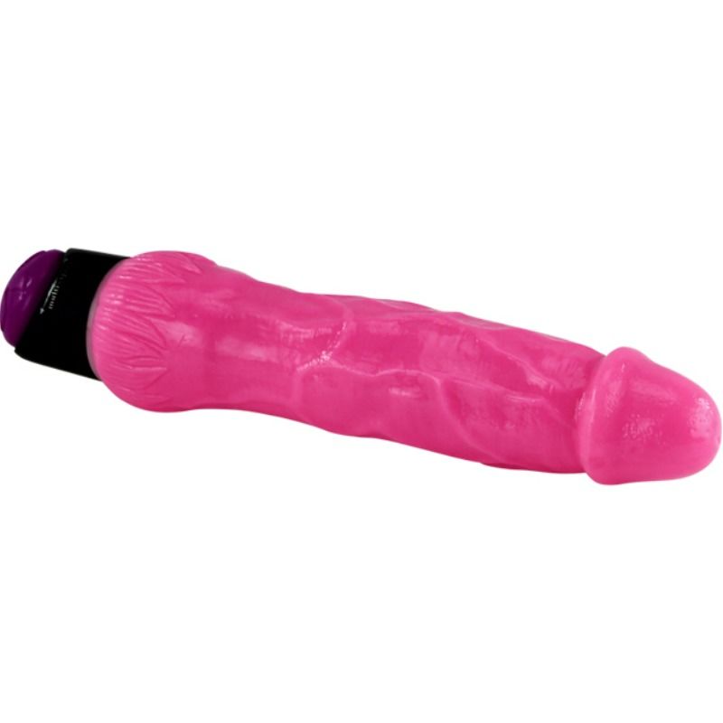 Vibrator Realistic, Baile - Colorful, Viteza Reglabila, 24 CM Roz