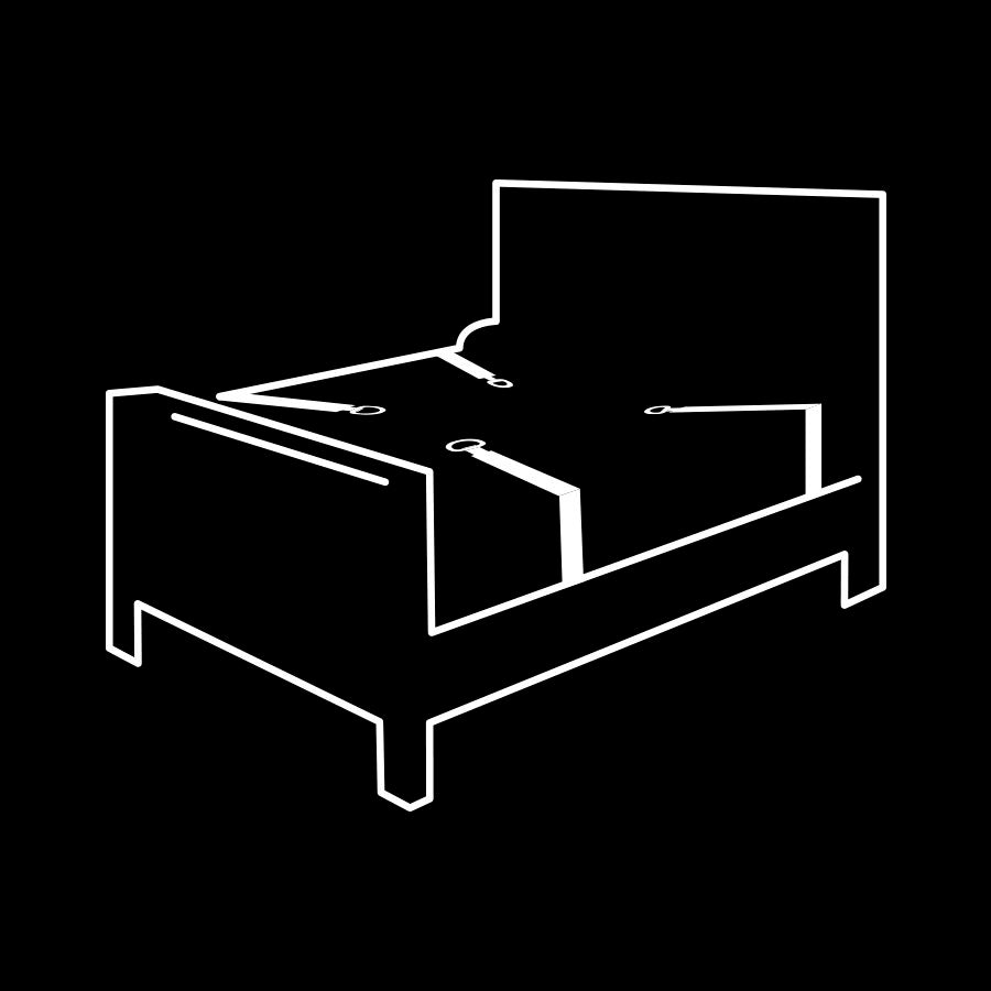 Set Catusi si Legaturi, Fetish Submissive, cu Captuseala din Neopren, 4 Curele Ajustabile 180 CM