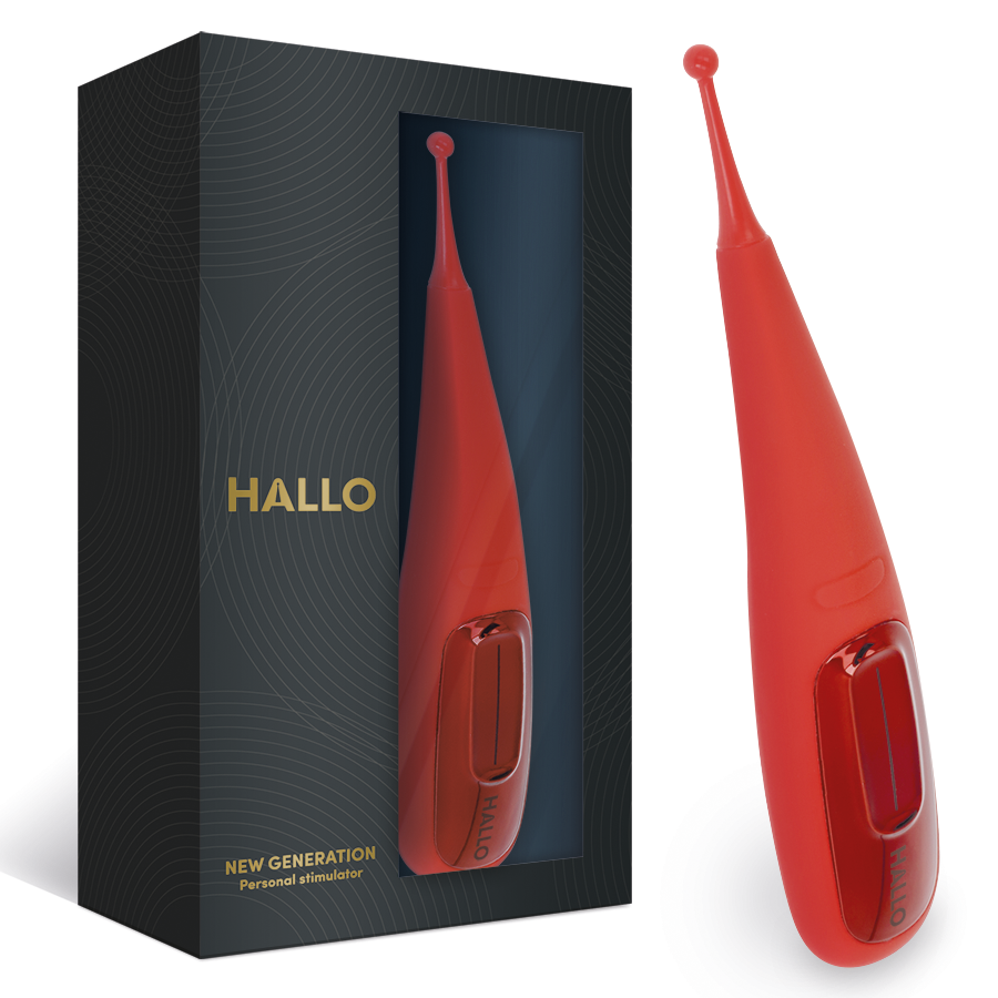 Vibrator Clitoris, Hallo - Focus, 10 Moduri de Vibratie, Rosu