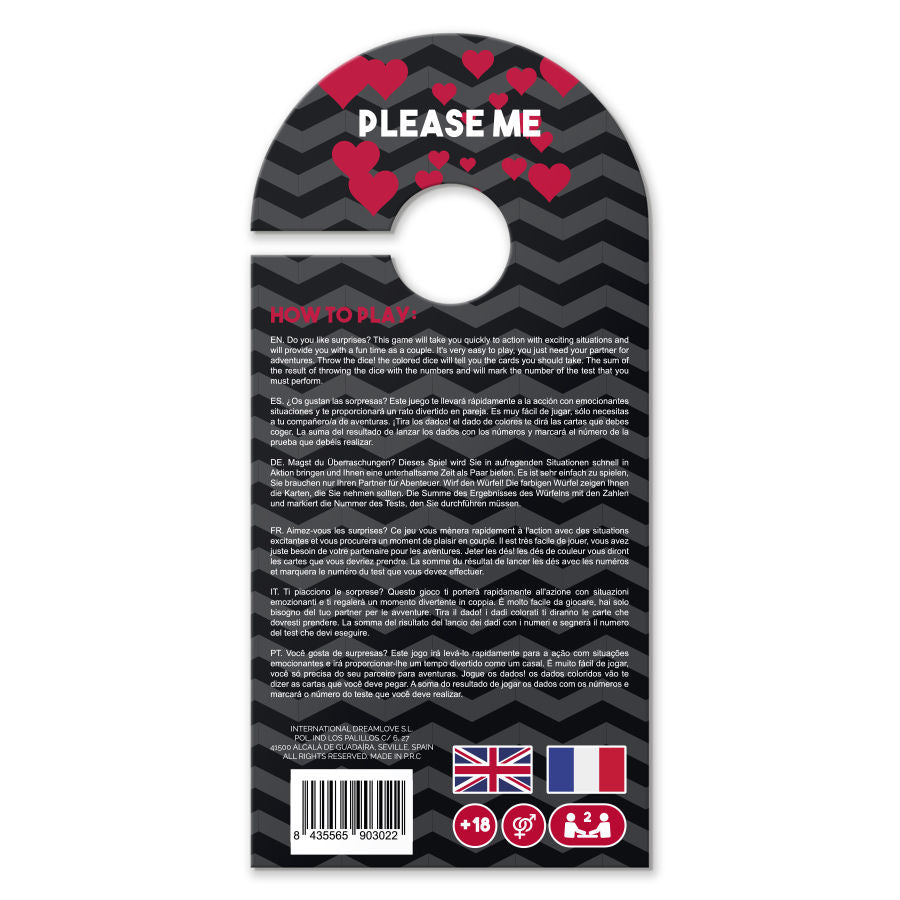 Joc Erotic de Cuplu, Aria - Please Me Play XXX, cu Zaruri si Carti