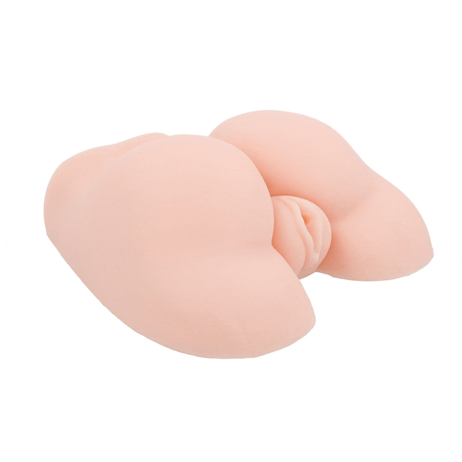 Masturbator Vagin si Anus Realistic, Crazy Bull - Pozitia 5, Vibratie Reglabila cu Telecomanda