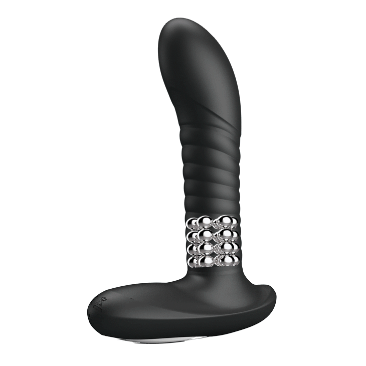 Plug Anal, Pretty Love - Merlin, cu Rotatie si Vibratie, Negru