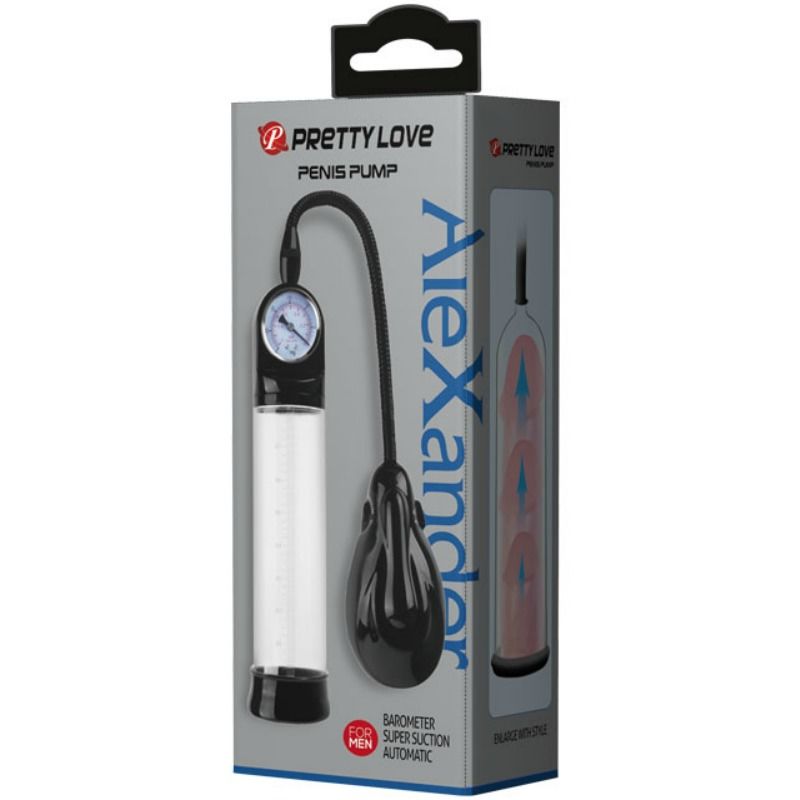 Pompa Marire Penis, Pretty Love - Alexander, Automata cu Manometru si Eliberare Rapida