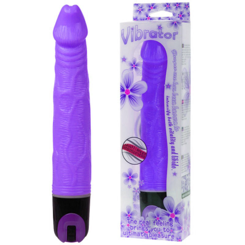 Vibrator, Baile - Multispeed, Texturat si Venos, 21.5 CM Mov