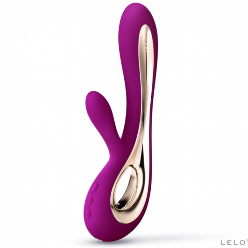 Vibrator Rabbit, LELO - Soraya 2, 2 Motoare, Mov
