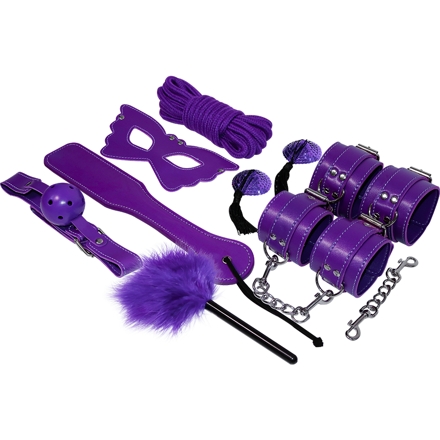 Kit Fetish BDSM, Experience - Purple Series, Set 8 Piese, Lila