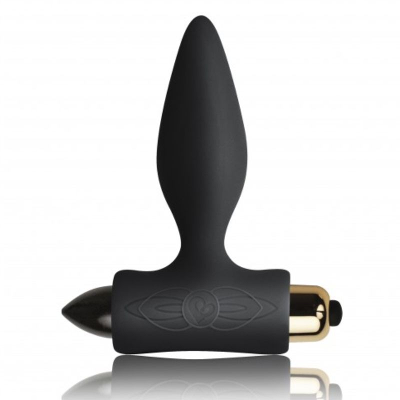 Plug Anal, Rocks Off - Petite Sensations pentru Incepatori, Vibrant 7 Moduri, Negru