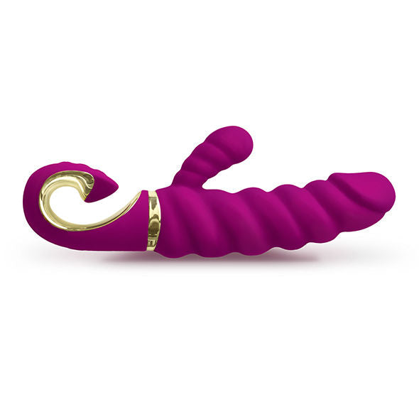 Vibrator Rabbit, G-Vibe - GCandy, 2 Motoare Puternice, Sweet Raspberry