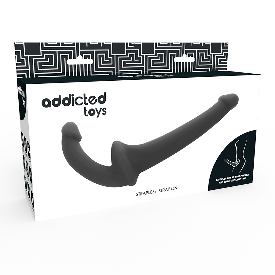 Dildo, Addicted Toys - fara Prindere, Stimulare Punct G, Negru