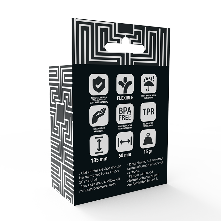 Set Inele pentru Penis, Addicted Toys, Design Anti Alunecare, Transparent Set 3 Bucati