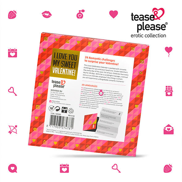 Calendar Advent, Tease & Please - Valentine, 24 de Provocari Romantice