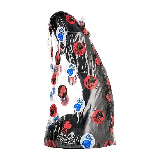 Dildo, All Black, Curbat pentru Punctul G, 28 CM