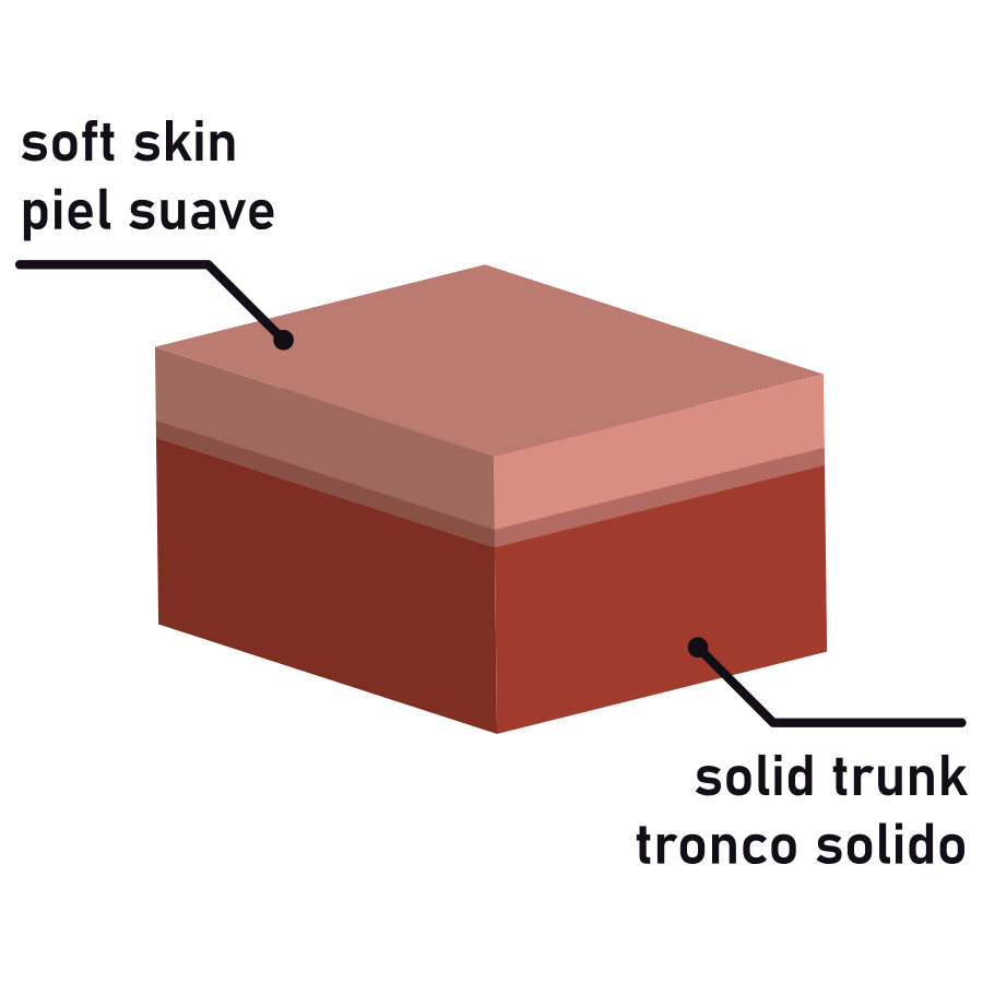 Dildo, Rockarmy - Leopard, Dual Density, 23 CM x 4.77 CM