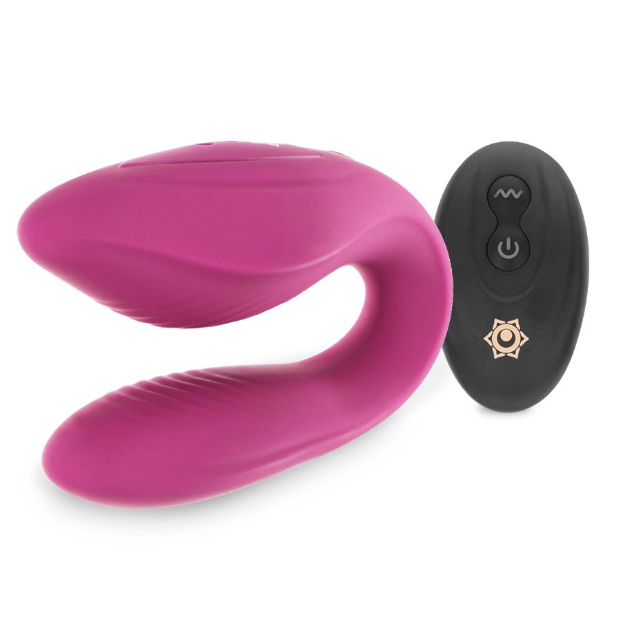 Vibrator pentru Cupluri, Rithual - Kama, cu Telecomanda, Azabache
