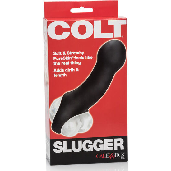 Manson Penis, CalExotics - Colt Slugger, cu Curea pentru Testicule, Negru