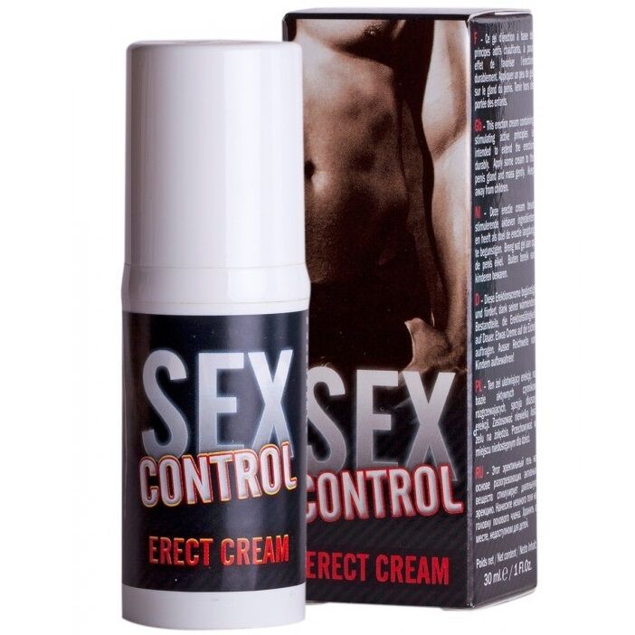 Crema pentru Erectie, RUF - Sex Control, Erectie Rapida, 30 ML