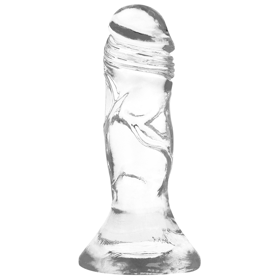 Dildo Transparent, X Ray - Clear Cock, Baza cu Ventuza Puternica, 12 CM x 2.6 CM