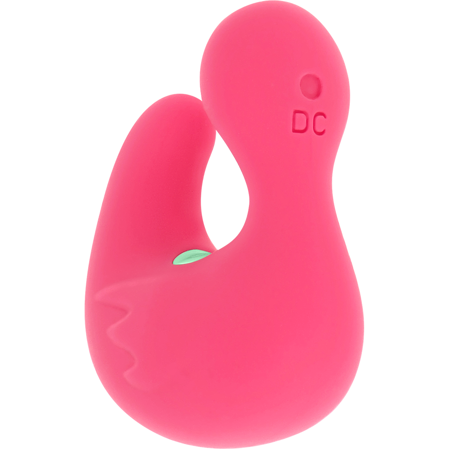 Stimulator Deget, Happy Loky - Duckymania, Reincarcabil din Silicon Medical, 4.5 x 4.1 x 2.0 CM