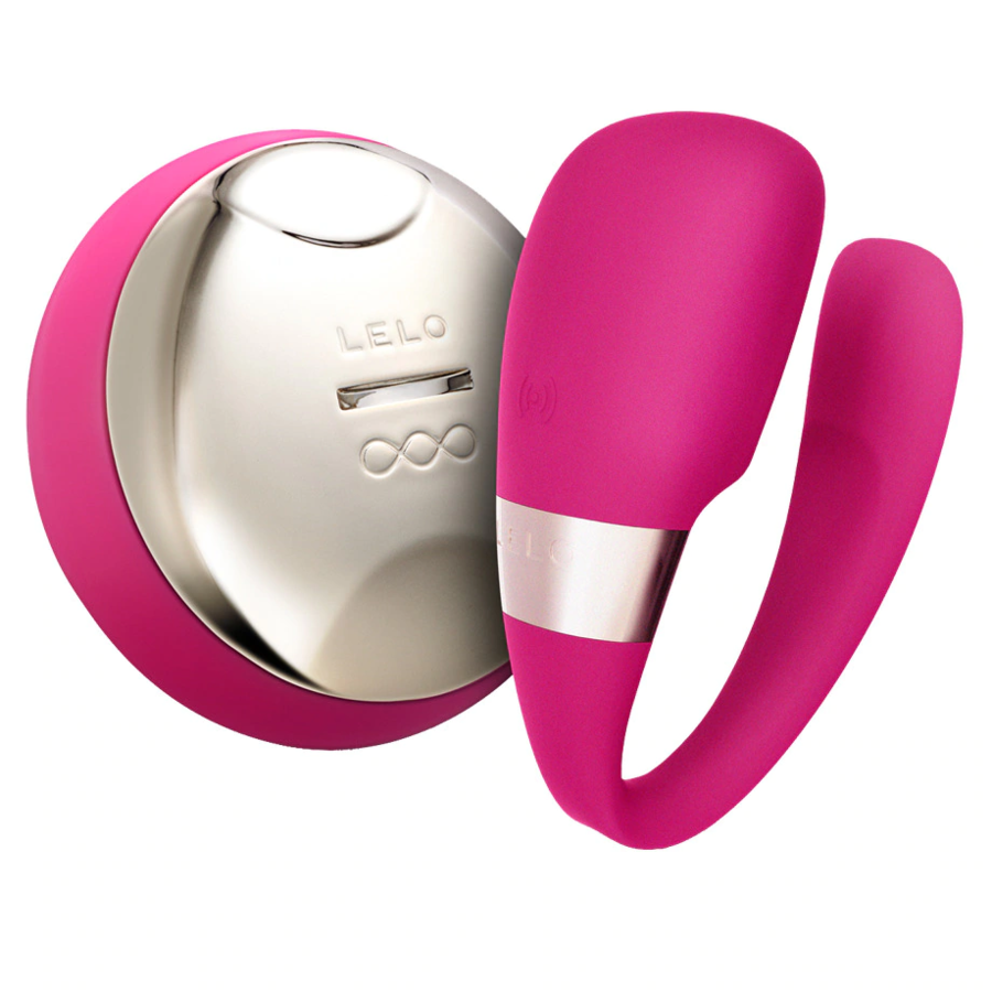 Vibrator pentru Cupluri, Lelo - Insignia Tiani 3, cu Telecomanda SenseMotion, Roz