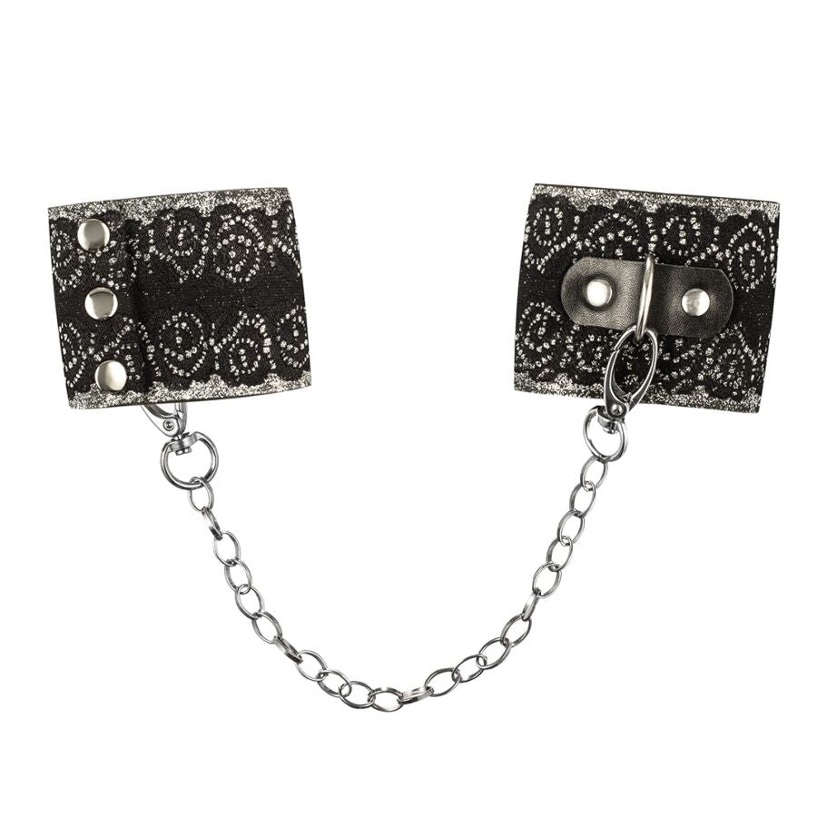 Catuse, Obsessive - A747, Argintii cu Detalii din Dantela, One Size