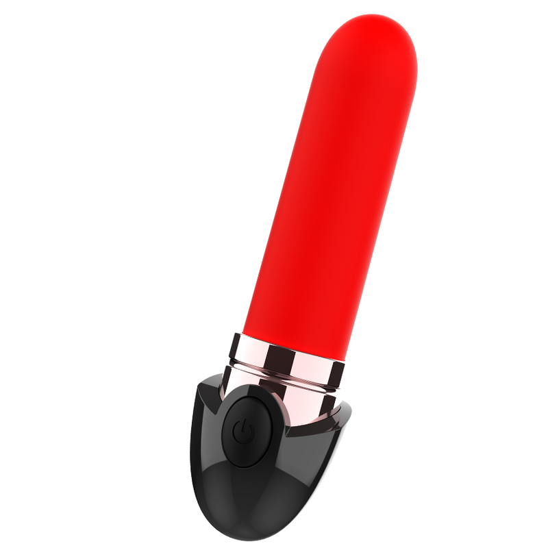 Vibrator, Coquette Chic Desire - Lipstick, Reincarcabil USB, Negru/Auriu