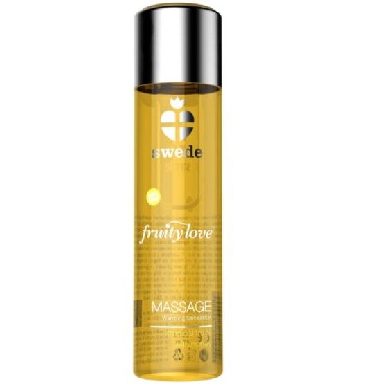 Ulei de Masaj, Swede - Fruity Love, Efect de Incalzire, Tropical Fruity cu Miere 60 ML