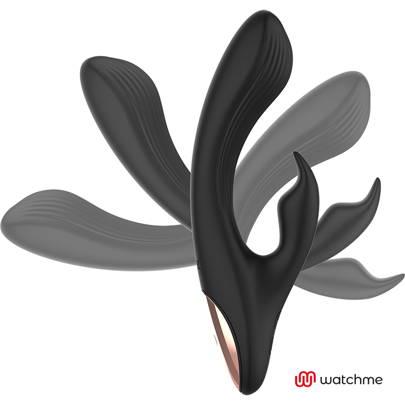 Vibrator, Anne's Desire - Rabbit, Tehnologie Watchme cu Telecomanda, Negru/Auriu