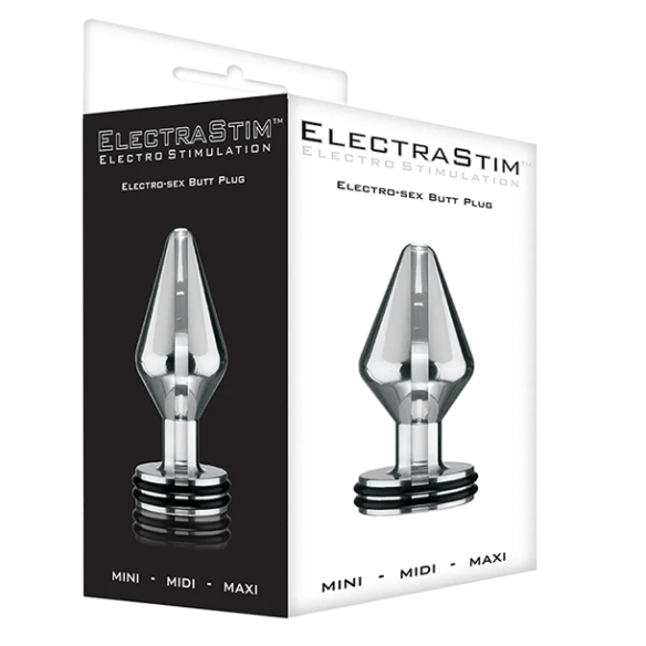 Plug Anal, ElectraStim - Midi, Electrostimulare Bi-Polar, M