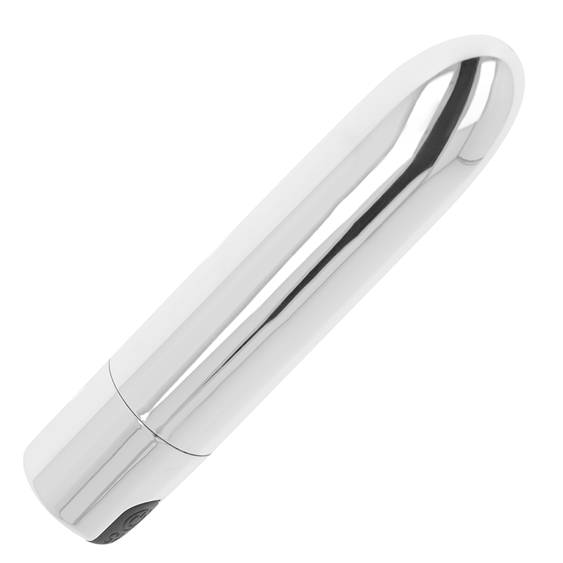 Vibrator Bullet, Ohmama - Silver, 10 Moduri de Vibratie, 9.5 CM