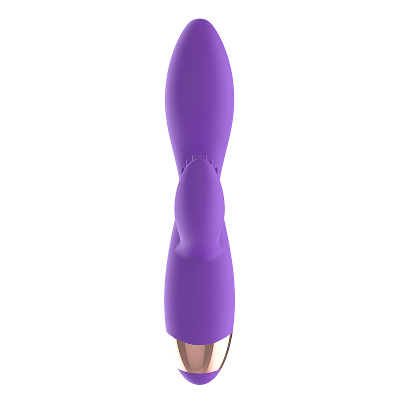 Vibrator, Womanvibe - Donna, Silicon Reincarcabil cu 2 Motoare, Lila